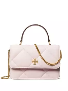 Tory Burch стеганая мини-сумка Kira, розовый