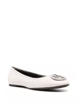 Tory Burch стеганые балетки Claire, нейтральный цвет