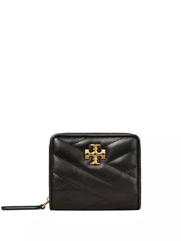 Tory Burch стеганый кошелек с логотипом, черный