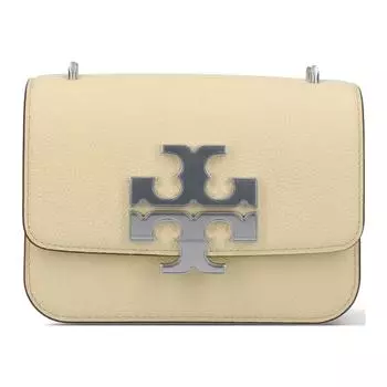 TORY BURCH Сумка через плечо Eleanor из кожи, женская, желтая, Trumpets