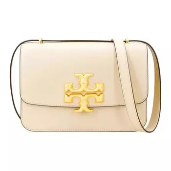 TORY BURCH Сумка через плечо Eleanor из кожи, женская, кремово-белая