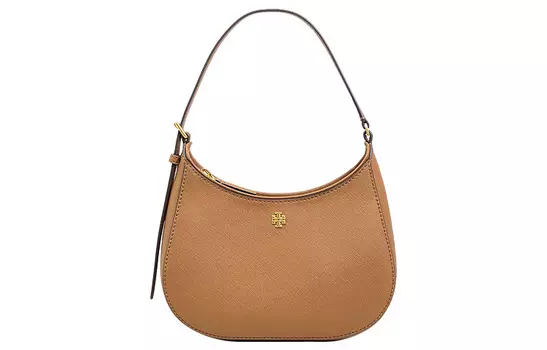 TORY BURCH Сумка через плечо Emerson из текстурированной кожи, женская, цвет "орехово-коричневый"