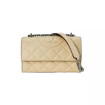 TORY BURCH Сумка через плечо Fleming Leather Trumpets, женская, желтая