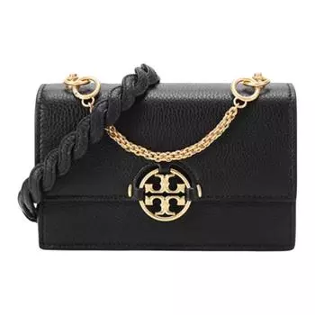 TORY BURCH Сумка через плечо из коровьей кожи, женская, черная