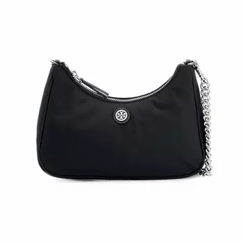 TORY BURCH Сумка через плечо из переработанного нейлона, женская, черная