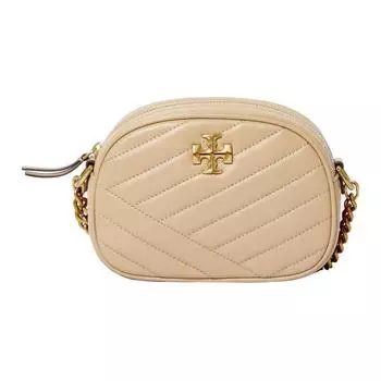 TORY BURCH Сумка через плечо Kira из кожи, женская, небольшого размера, телесно-розового цвета