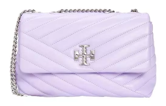 TORY BURCH Сумка через плечо Kira из кожи, маленькая женская, фиолетового цвета