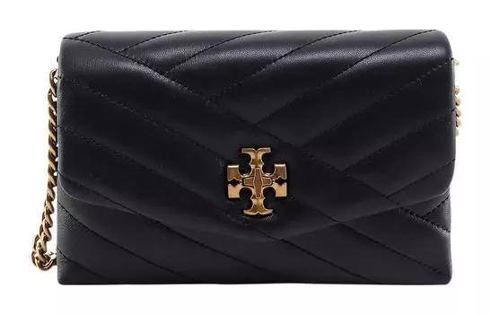 TORY BURCH Сумка через плечо Kira из кожи, женская, черная