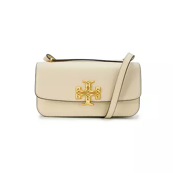 TORY BURCH Сумка Eleanor Leather Small Square Bag, сумка через плечо, женская, цвет кремовый белый