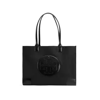 TORY BURCH Сумка Ella Patent Tote Black