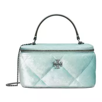 TORY BURCH Сумка Kira Viscose через плечо, женская, светло-голубая