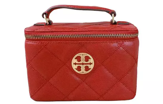 TORY BURCH Сумка-коробка TB-Willa из овчины на одно плечо, обычная женская, красного цвета