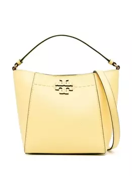 Tory Burch сумка McGraw с нашивкой-логотипом, желтый