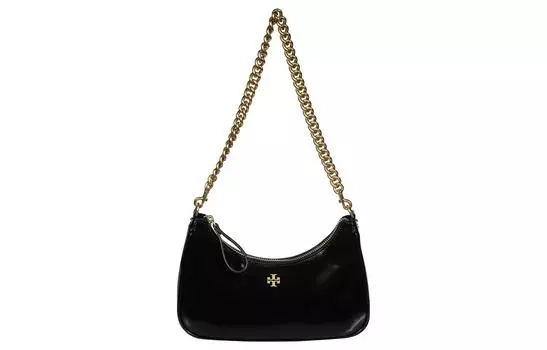 TORY BURCH Сумка MERCER Leather Crescent, сумка через плечо, женская, черная
