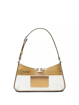 Tory Burch сумка на плечо Eleanor Clear Slim, нейтральный