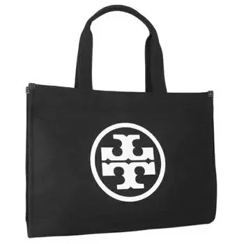 TORY BURCH Сумка-шоппер Ella Fabric Tote Bag, сумка для покупок, сумка через плечо, сумка-тоут, обычная женская, черная