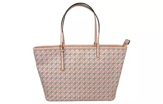 TORY BURCH Сумка-шоппер GEO PVC, женская, розовая, через плечо