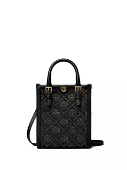Tory Burch сумка-тоут N/S T-Monogram размера мини, черный
