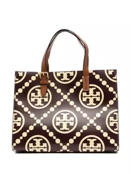 Tory Burch сумка-тоут с монограммой, белый