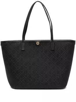 Tory Burch сумка-тоут T Monogram, черный
