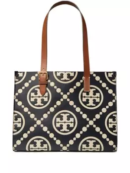 Tory Burch сумка-тоут T Monogram, черный