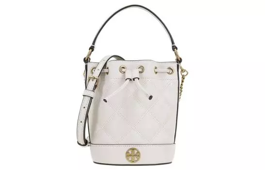 TORY BURCH Сумка-ведро TB-Willa из кожи, сумка через плечо, мини-сумка женская, белая