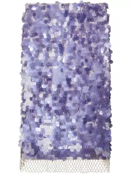 Tory Burch юбка с пайетками, фиолетовый