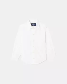 Торжественная рубашка для мальчика из поплина Hackett, белый