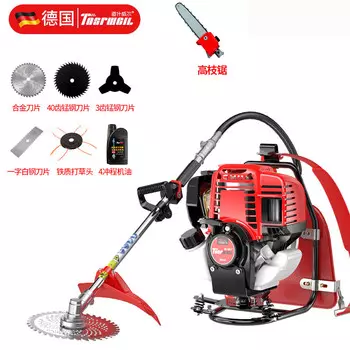 TOSRWELL Бензиновая газонокосилка Dowshwell, газонокосилка 998, рюкзак + пила для стрижки газонов с высокой веткой Torsweil