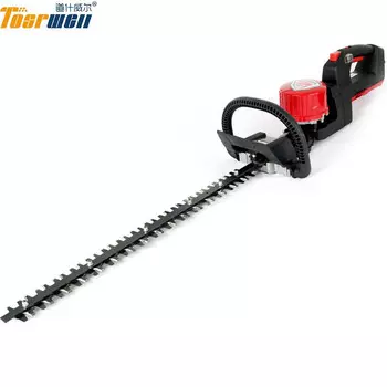 TOSRWELL Электрический триммер для живой изгороди Аккумуляторный триммер Электрические сельскохозяйственные инструменты Высококачественный импортный [двойное лезвие 24 В + аккумулятор премиум-класса 20 А] Torsweil