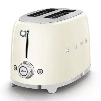 Тостер Smeg 50S TSF01CRUK, кремовый
