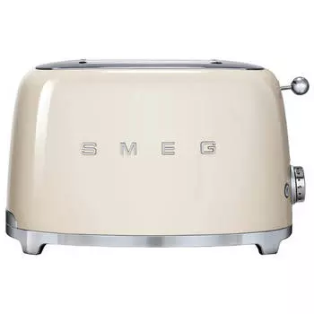 Тостер Smeg TSF01CR, кремовый