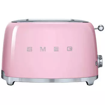 Тостер Smeg TSF01PK, розовый