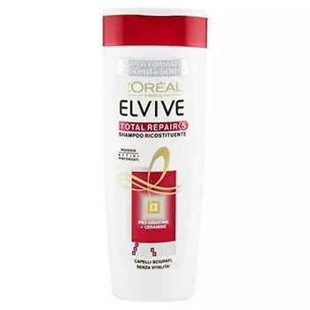 Total Repair 5 Восстанавливающий шампунь для поврежденных и безжизненных волос 300мл, Elvive