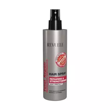 Total Repair восстанавливающий и укрепляющий термозащитный спрей для волос Revuele, 200 мл