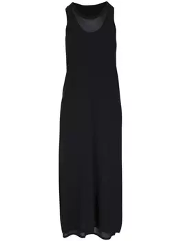 TOTEME безрукавное платье-макси со вставками, черный