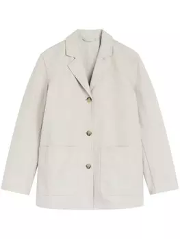 TOTEME блейзер из органического хлопка, серый