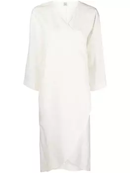 TOTEME длинная блузка с вышивкой, белый