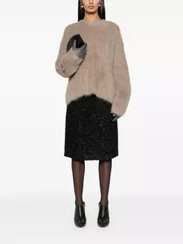 TOTEME фактурный свитер, серый