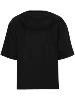 TOTEME футболка из поплина Perano, черный