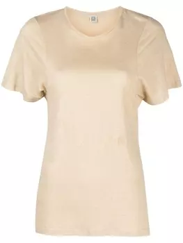 TOTEME футболка с короткими рукавами, нейтральный цвет