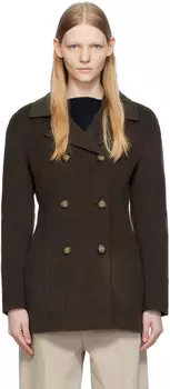 TOTEME Коричневая куртка со структурированной талией