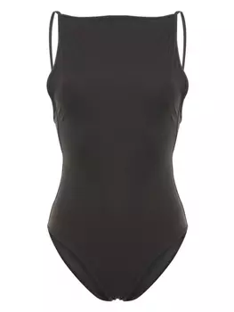 TOTEME купальник с глубоким вырезом на спине, серый