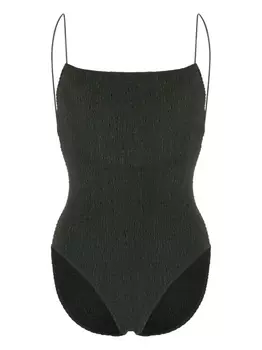 TOTEME купальник с квадратным вырезом, зеленый