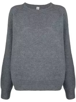 TOTEME меланжевый джемпер, серый