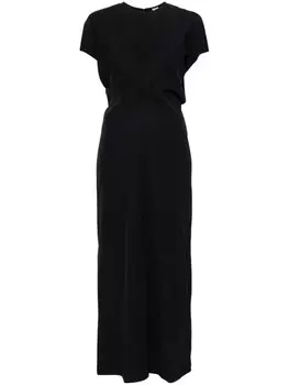 TOTEME платье макси с объемной талией, синий