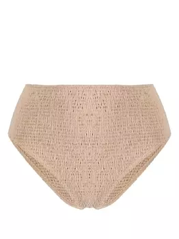 TOTEME плавки бикини с завышенной талией, нейтральный цвет