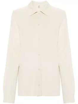 TOTEME рубашка с длинными рукавами, нейтральный цвет