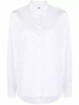 TOTEME рубашка Signature с потайной застежкой, белый