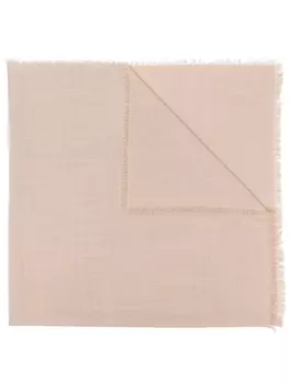 TOTEME шарф с бахромой, серый